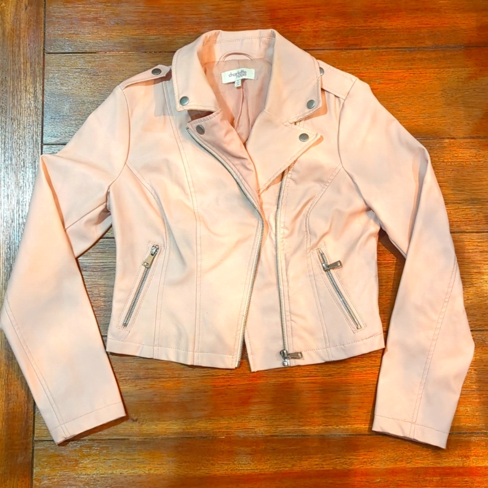 Charlotte Russe vegan leather jacket